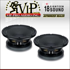 Eighteen Sound 10MB600 Mid-Bass Mid-Range 18Sound Replacement 10″ Speaker (PAIR)