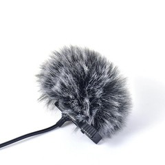 5 Packs Lavalier Microphone Wind Screen Furry Muffs Diameter 1cm Fits Most La…