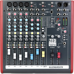 Allen & Heath ZED60-10FX 10-channel Mixer with USB Audio Interface &Effects MINT