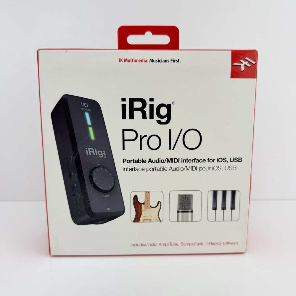 IK Multimedia iRig Pro I/O Universal Audio and MIDI Interface – New Never Opened