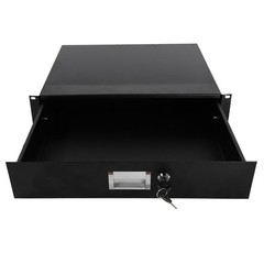 19″ Rack Mount 2U Locking Drawer Audio DJ Server Rack Cabinet