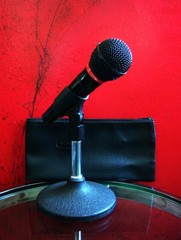 1980’s Audio Technica Pro 5X dynamic cardioid microphone Lo Z w extras AKG # 1