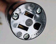 4ft Power Y Cable 12 AWG – 1 Edison Male to 2 Edison Female Connectors