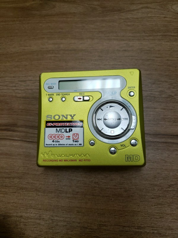 Sony MZ-R700 Walkman Recorder Yellow