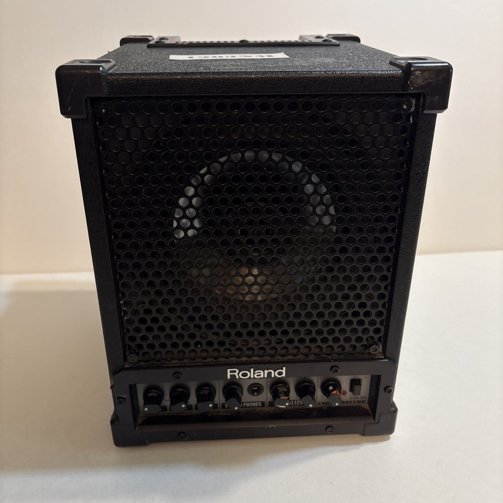 Roland CM-30 32W Studio Monitor Speaker 6.5″ 2-Way Wired Cube Broken Power Port