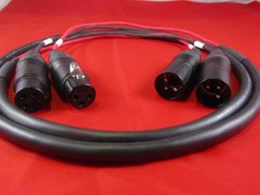 25′ Mogami 2930, 2 Channel Snake Cable W/ Neutrik Gold XLR to XLR.