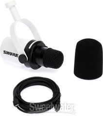 Shure MV7+ Hybrid Podcast Microphone – White