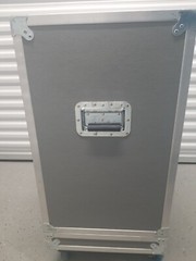 Cabbage Cases Amplifier Speaker Rolling Flight Case – 30 x 18 x 37H – Gray