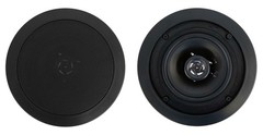 Rockville Commercial Amplifier+4) 5.25″ 2Way Black Ceiling Speakers 4 Restaurant