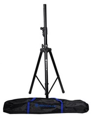 2 Rockville DJ PA Tripod Speaker Stands+Bags, Hydraulic Air Auto Lift RVSS4AB
