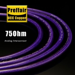 OCC Copper RCA Interconnect High Purity Copper 24K Gold Plated for Better Sound