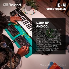 Roland AIRA Compact E-4 VOICE 6.55 x 10.3 x 3.5 inches, Black,White,red