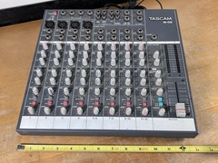 TASCAM M-08 12-Channel Analog Mixer Vintage TEAC Mixing Console Fully Functional