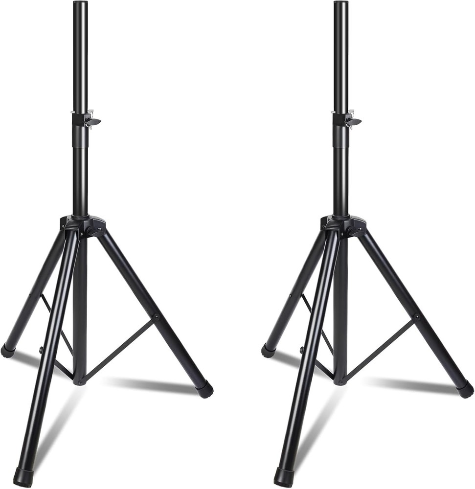 GZGDLJQ Speaker Stands Pair, Universal Tripod Stand 2 Pack, Black