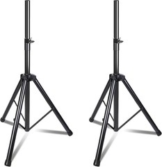 GZGDLJQ Speaker Stands Pair, Universal Tripod Stand 2 Pack, Black