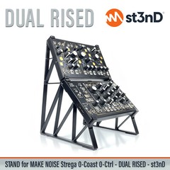 2TIER RISED STAND for MAKE NOISE 0-COAST, 0-CTRL, STREGA – 3D printed – st3nD