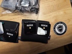 Rode Wireless Go Compact Microphone System 2 Pack with Lav Mic And Accessories