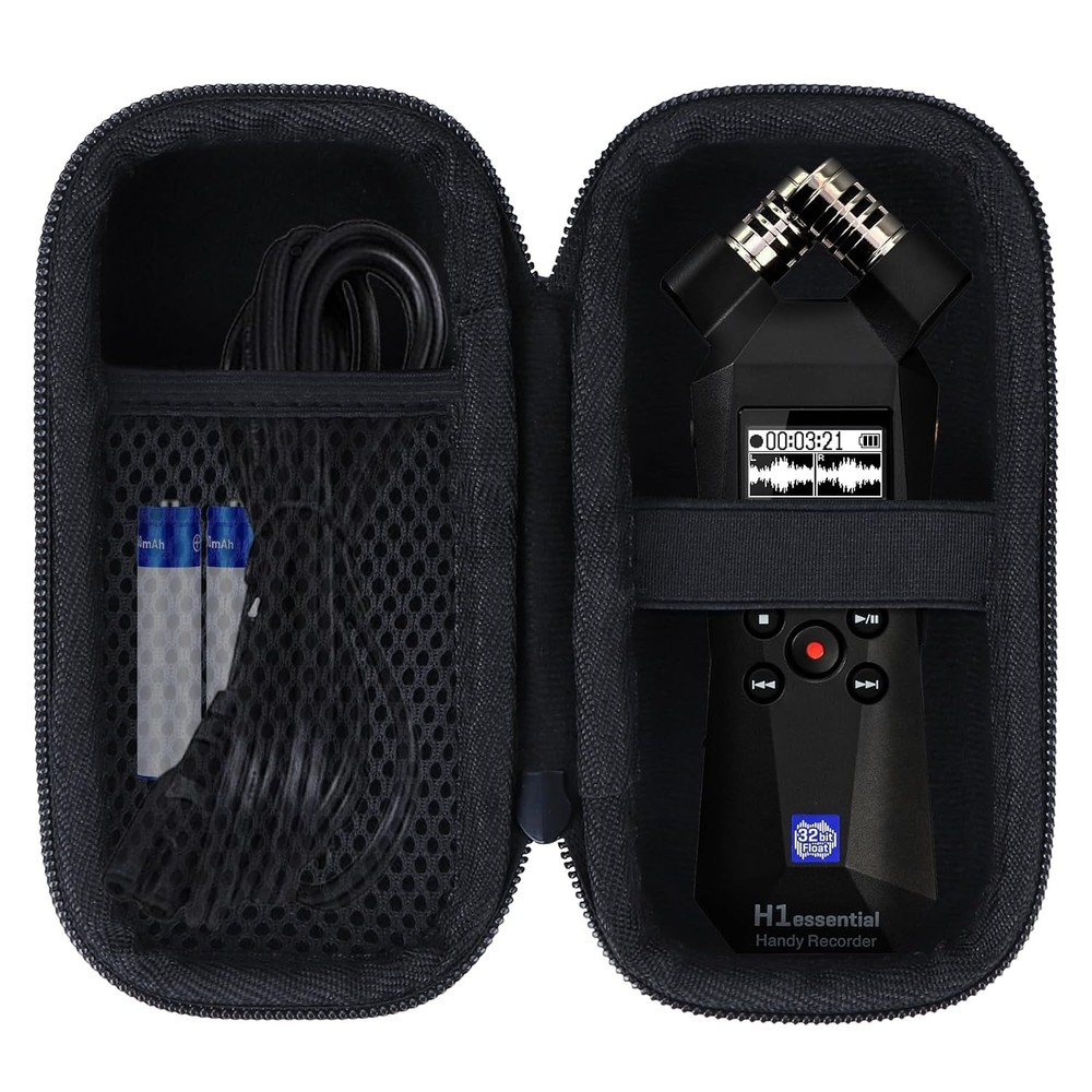 Storage Case for Zoom H1n H1 Essential Stereo Handy Recorder Black