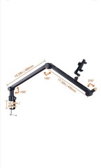 Microphone Boom Arm with Desk Mount 360° Rotatable Adjustable Mic Stand
