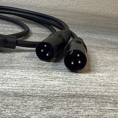 Profession 6.35mm (1/4inch) TRS Male Plug to 2 Dual XLR Male Microphone Audio