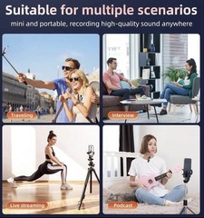 Mini Mic Professional Wireless Microphone USB-C iPhone iPad Android- NEW