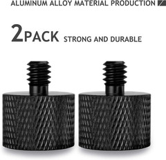 5/8 to 1/4 Adapter, Mic Thread Adapter 5/8″ Female to 1/4″ Male for Mic Stand