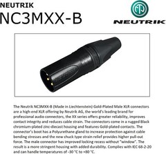 x’FT Mogami 2534 Neutrik Gold XLR-M male to XLR-F Female balance Star Quad Cable