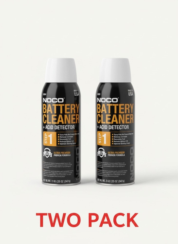 NOCO E404 12.25 Oz Battery Terminal Cleaner Spray (2-Pack)