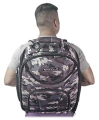 Rockville Camo Backpack+Headphone Compartment for Reloop Neon DJ Controller