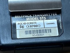 Samson ST5 VHF Wireless Beltpack Transmitter