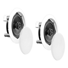 PYLE PDIC61RD 200W 6.5“ Round Flush Ceiling / Wall mount Speakers 2 speakers