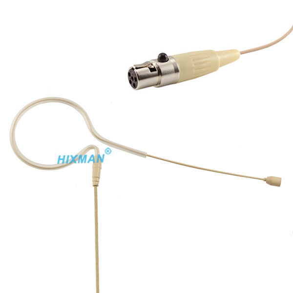 HIXMAN EM1-SM Beige Earset Single Headset Mic For Lectrosonics SM LM UM Series
