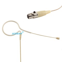 HIXMAN EM1-SM Beige Earset Single Headset Mic For Lectrosonics SM LM UM Series