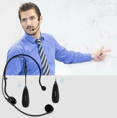 Wireless Microphone Set 2.4G Mini Plug N Play KM-G102-3 Headset & Lapel