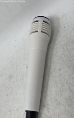 Unbranded White Handheld Vocal Wired Karaoke Microphone Not Tested
