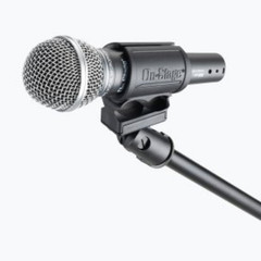 One-Hand Tripod Microphone Stand + Wireless Isolation Shock-Mount Clip Bundle