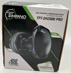 Timpano TPT-DH2000 PRO Exit Compression Driver and Horn – Black