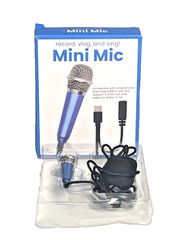 Mini Blue Mic Vlog/ Record/ Sing/ Comp W/Smartphone USB-C Port 3.5mm New In Box