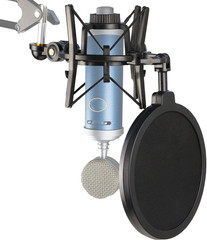Bluebird Shock Mount with Pop Filter, Windscreen and Shockmount to Reduce Vibrat