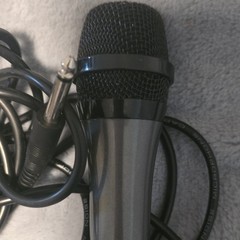 Wired Handheld/Stand-Held Microphone 6.35mm (1/4 in) TS Plug On/Off Black