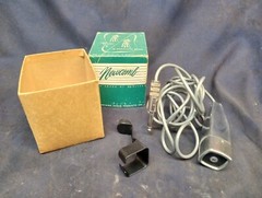 Vintage Newcomb N-30 Stainless Steel Microphone In Box. Tested And Working.