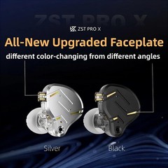 2026 Latest KZ ZST PRO X in Ear Monitor Headphone, 1BA 1DD Hybrid Driver Wire…