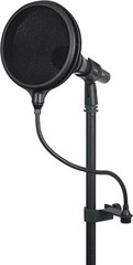 Split Level Double Layered Pop Filter with Attachment Clamp Fits Most Standard