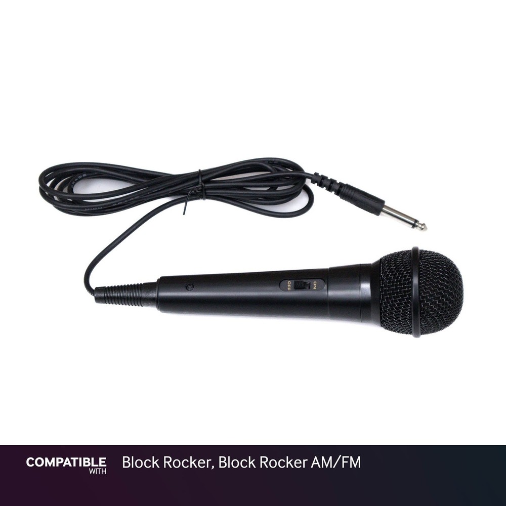 ION Microphone with 1/4″ Cable for Block Rocker, Block Rocker AM/FM
