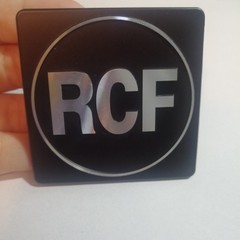 4pcs Replacement RCF 50mm Aluminum Badge Emblem Logo Aftermarket