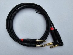 Mogami Dual Angle TS 6.35mm 1/4″ Phono Mono to 2xTS Connector Audio Cable