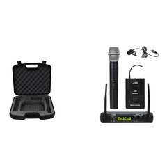 Audio 2000s AWM6074UL UHF Dual-Channel Wireless Handheld/Lavalier Mic System