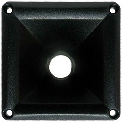Universal Screw-On 1″ Throat 4.5″ Square Horn Flare for Pro Audio PA DJ Drivers