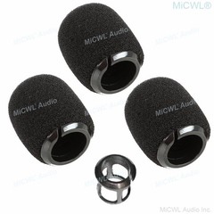 5Pcs/Lot Plastic Snap Foam Cover Windscreen Sponge For Shure Beta98H/C MX412 …