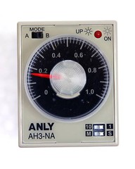 1pc Industrial Timer AH3-NA 1S / 10S / 1M / 10M AC220V UL RoHS ANLY Taiwan